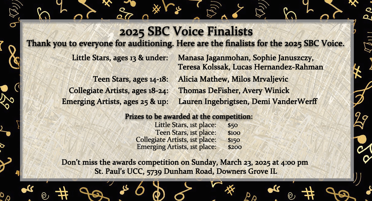 List of 2025 Voice Finalists